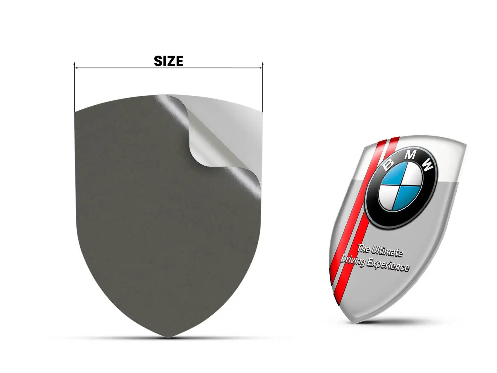 BMW Silikonembleme Auto Professionell Anpassbar Robust